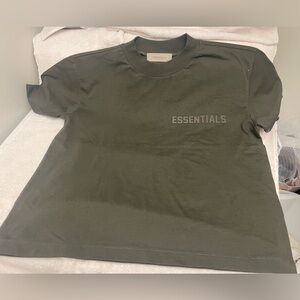 WOMENS ESSENTIAL SS TEE - OFF-BLACK / XL